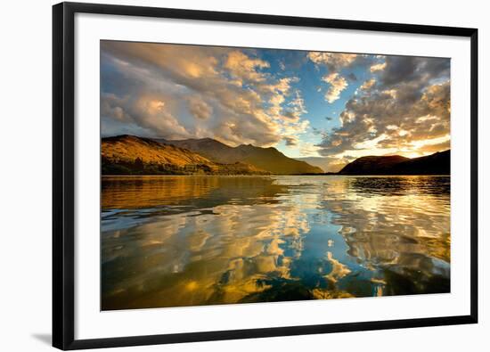 Sunset Over Lake Hayes-Nathan Secker-Framed Giclee Print