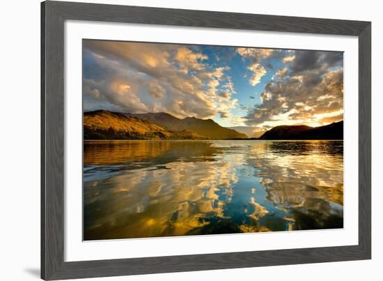 Sunset Over Lake Hayes-Nathan Secker-Framed Giclee Print