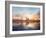 Sunset over Lake-Bruce Nawrocke-Framed Art Print