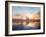 Sunset over Lake-Bruce Nawrocke-Framed Art Print