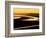 Sunset over Luskentyre Bay, at Low Tide, West Coast of South Harris, Outer Hebrides, Scotland, UK-Patrick Dieudonne-Framed Photographic Print