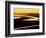 Sunset over Luskentyre Bay, at Low Tide, West Coast of South Harris, Outer Hebrides, Scotland, UK-Patrick Dieudonne-Framed Photographic Print