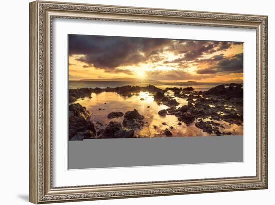 Sunset over Makena Cove #1-Matt Anderson-Framed Giclee Print