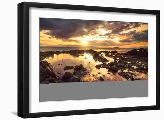 Sunset over Makena Cove #1-Matt Anderson-Framed Giclee Print