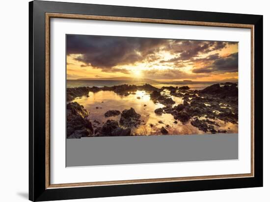 Sunset over Makena Cove #1-Matt Anderson-Framed Giclee Print