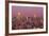 Sunset Over Manhattan-Richard Berenholtz-Framed Art Print