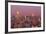 Sunset Over Manhattan-Richard Berenholtz-Framed Art Print