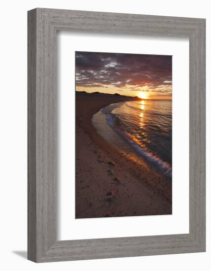 Sunset over Meadow Beach, Cape Cod National Seashore, Massachusetts-Jerry & Marcy Monkman-Framed Photographic Print