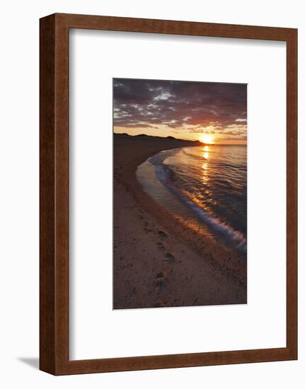 Sunset over Meadow Beach, Cape Cod National Seashore, Massachusetts-Jerry & Marcy Monkman-Framed Photographic Print