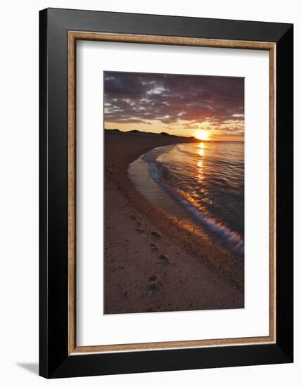 Sunset over Meadow Beach, Cape Cod National Seashore, Massachusetts-Jerry & Marcy Monkman-Framed Photographic Print