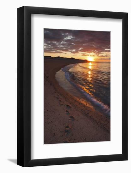 Sunset over Meadow Beach, Cape Cod National Seashore, Massachusetts-Jerry & Marcy Monkman-Framed Photographic Print