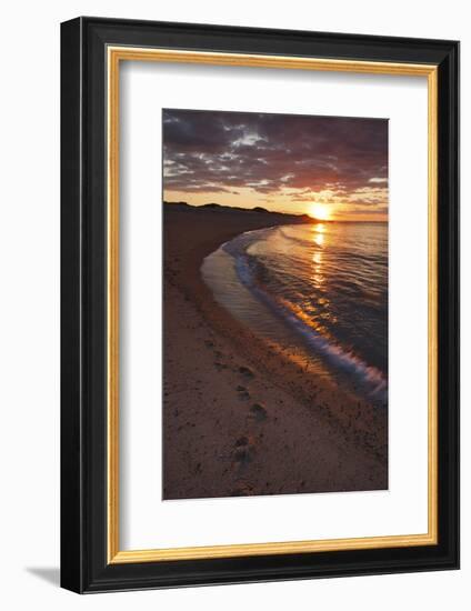 Sunset over Meadow Beach, Cape Cod National Seashore, Massachusetts-Jerry & Marcy Monkman-Framed Photographic Print