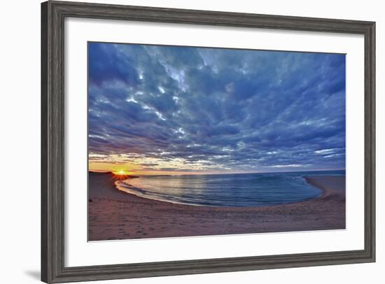 Sunset over Meadow Beach, Cape Cod National Seashore, Massachusetts-Jerry & Marcy Monkman-Framed Photographic Print