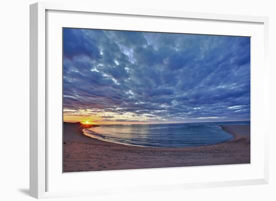 Sunset over Meadow Beach, Cape Cod National Seashore, Massachusetts-Jerry & Marcy Monkman-Framed Photographic Print