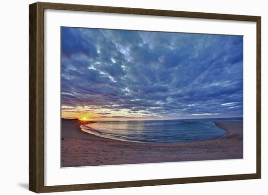 Sunset over Meadow Beach, Cape Cod National Seashore, Massachusetts-Jerry & Marcy Monkman-Framed Photographic Print