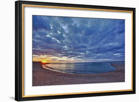 Sunset over Meadow Beach, Cape Cod National Seashore, Massachusetts-Jerry & Marcy Monkman-Framed Photographic Print