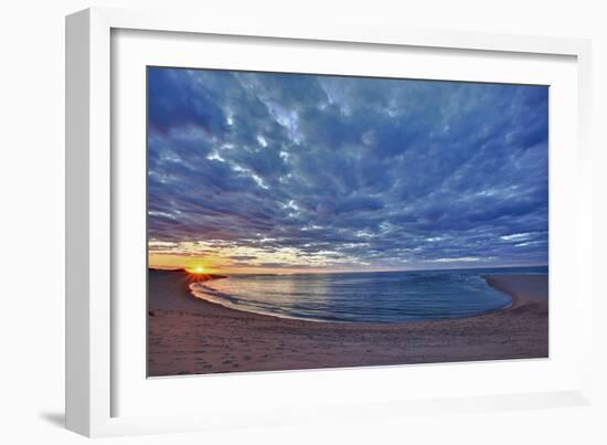 Sunset over Meadow Beach, Cape Cod National Seashore, Massachusetts-Jerry & Marcy Monkman-Framed Photographic Print