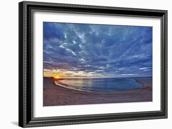 Sunset over Meadow Beach, Cape Cod National Seashore, Massachusetts-Jerry & Marcy Monkman-Framed Photographic Print