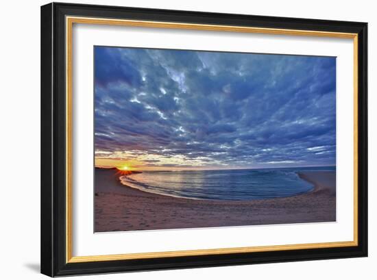 Sunset over Meadow Beach, Cape Cod National Seashore, Massachusetts-Jerry & Marcy Monkman-Framed Photographic Print