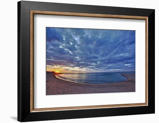 Sunset over Meadow Beach, Cape Cod National Seashore, Massachusetts-Jerry & Marcy Monkman-Framed Photographic Print