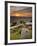 Sunset over Millstones, Froggatt and Curbar Edge, Peak District National Park, Derbyshire, England,-Chris Hepburn-Framed Photographic Print