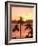 Sunset over Moorea, near Papeete, Tahiti Nui, Society Islands, French Polynesia, South Pacific-Stuart Westmoreland-Framed Photographic Print