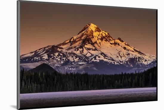 Sunset over Mount Hood, Oregon, USA-Art Wolfe-Mounted Photographic Print
