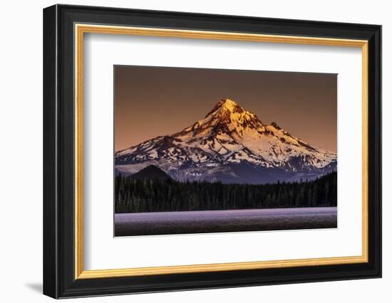 Sunset over Mount Hood, Oregon, USA-Art Wolfe-Framed Photographic Print