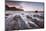 Sunset over Mouthmill Beach on the North Devon coast, Devon, England, United Kingdom, Europe-Adam Burton-Mounted Photographic Print