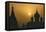 Sunset over Onion Domes, Suzdal, U.S.S.R., R.F.S.F.R., 1960S (Photo)-Dean Conger-Framed Premier Image Canvas