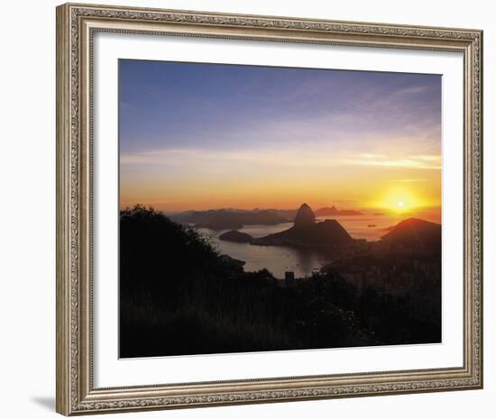 Sunset over Rio-Bent Rej-Framed Giclee Print