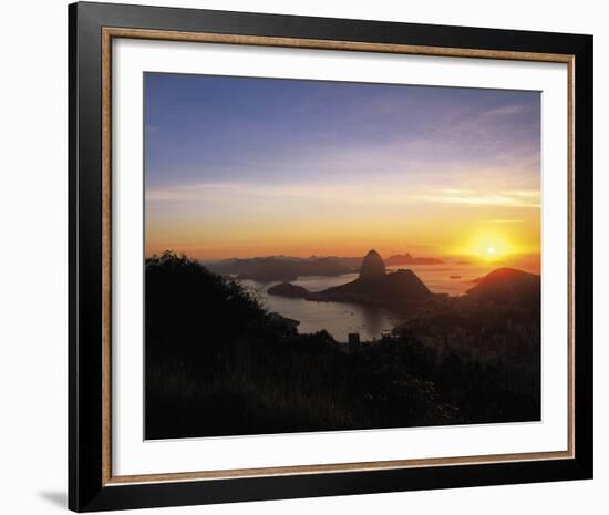 Sunset over Rio-Bent Rej-Framed Giclee Print