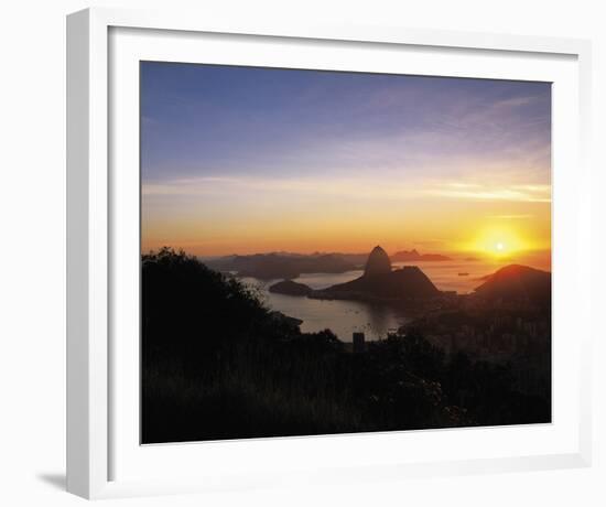 Sunset over Rio-Bent Rej-Framed Giclee Print