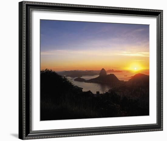 Sunset over Rio-Bent Rej-Framed Giclee Print