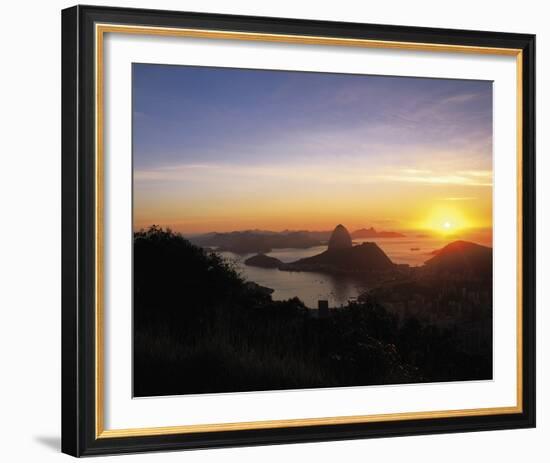 Sunset over Rio-Bent Rej-Framed Giclee Print