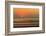 Sunset over Rippled Water-Sheila Haddad-Framed Photographic Print