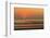 Sunset over Rippled Water-Sheila Haddad-Framed Photographic Print