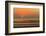 Sunset over Rippled Water-Sheila Haddad-Framed Photographic Print