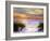 Sunset over Robert Moses-Diane Romanello-Framed Art Print