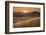 Sunset over rolling hills and farmland of Palouse Region, Washington State.-Alan Majchrowicz-Framed Photographic Print