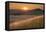 Sunset over rolling hills and farmland of Palouse Region, Washington State.-Alan Majchrowicz-Framed Premier Image Canvas