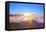 Sunset over Roque Bentayga, Gran Canaria, Canary Islands, Spain, Atlantic Ocean, Europe-Neil Farrin-Framed Premier Image Canvas