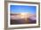 Sunset over Roque Bentayga, Gran Canaria, Canary Islands, Spain, Atlantic Ocean, Europe-Neil Farrin-Framed Photographic Print
