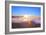 Sunset over Roque Bentayga, Gran Canaria, Canary Islands, Spain, Atlantic Ocean, Europe-Neil Farrin-Framed Photographic Print