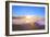 Sunset over Roque Bentayga, Gran Canaria, Canary Islands, Spain, Atlantic Ocean, Europe-Neil Farrin-Framed Photographic Print