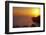 Sunset over Saint Thomas US Virgin Islands-George Oze-Framed Photographic Print