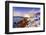 Sunset over Santorini-Maugli-l-Framed Premium Photographic Print