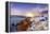 Sunset over Santorini-Maugli-l-Framed Premier Image Canvas