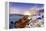 Sunset over Santorini-Maugli-l-Framed Premier Image Canvas