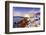 Sunset over Santorini-Maugli-l-Framed Photographic Print